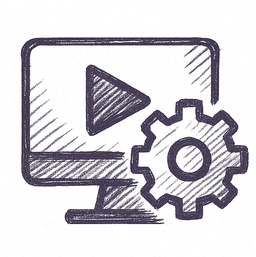 Media technologie icoon